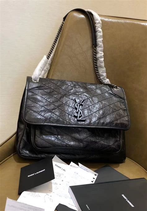 เช็ค ysl แท้|ysl leather bag.